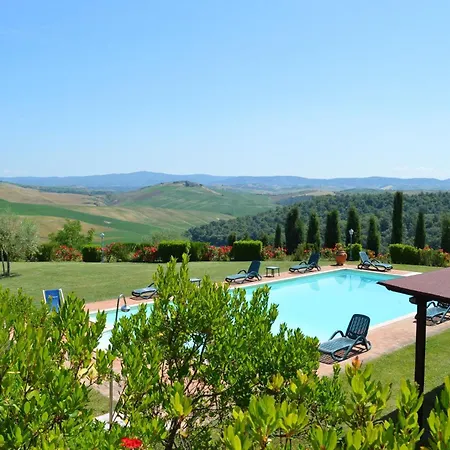 Lejlighed Large With Shared Swimming Pool In Crete Senesi Asciano